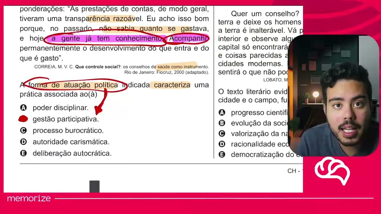 Resolução em Vídeo — Questão 81 ENEM 2018 PPL
