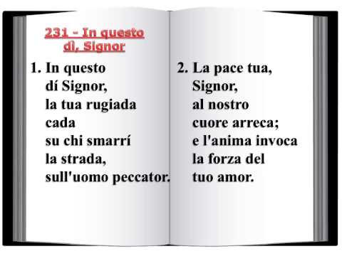 231 In questo dì, Signor - Innario Chiesa Cristiana Avventista del Settimo Giorno 2014