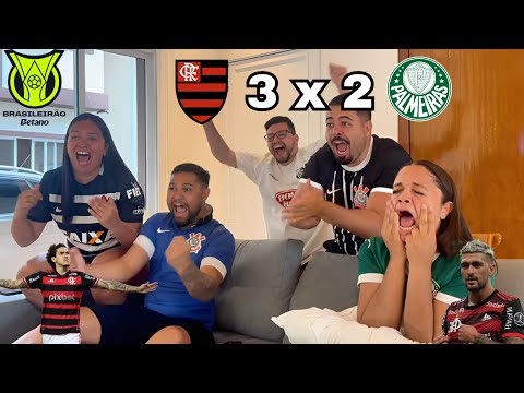 REACT REAÇÕES FLAMENGO X PALMEIRAS | Casal Rivalidade