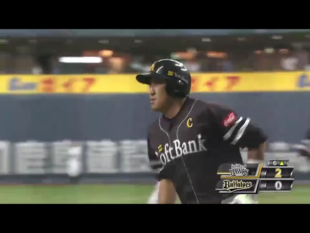 【6回表】キャプテンに敬礼!! ホークス・内川 和田を援護する貴重な16号ソロアーチ!! 2016/9/8 Bs-H