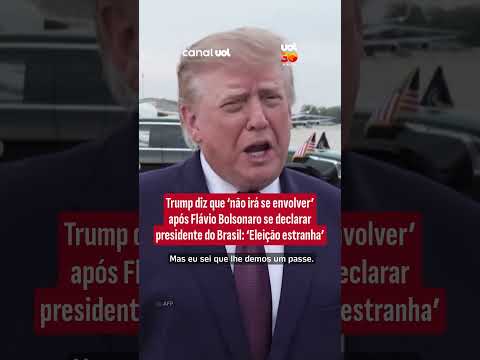 Trump não se envolve em planos de Flávio, mas ajudou entrada nos EUA