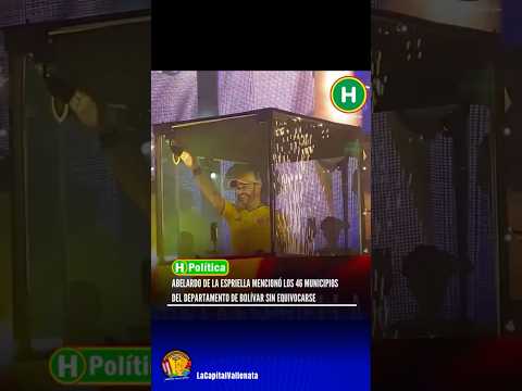 Abelardo de la Espriella mencionó los 46 municipios de Bolívar y sorprendió a los asistentes