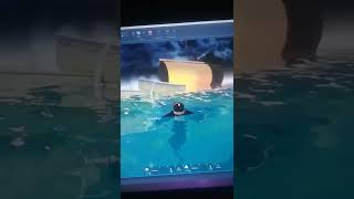 the funnel fall of the Titanic