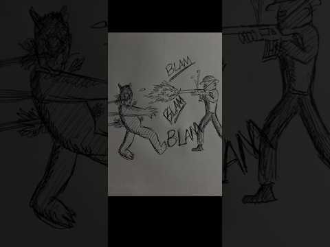 Hansel vs the Wolf round 2💀 (Remake) #analoghorror #horror credits: @FriskTal