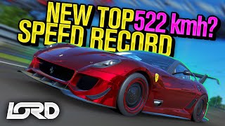 FH4 | 522 kmh? NEW TOP SPEED RECORD / Forza Horizon 4 - Ferrari 599XX Evolution (324 mph Top Speed)