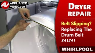 Dryer Drum Belt Issues: Slipping & Not Drying Clothes Properly - Diagnostic and Repair