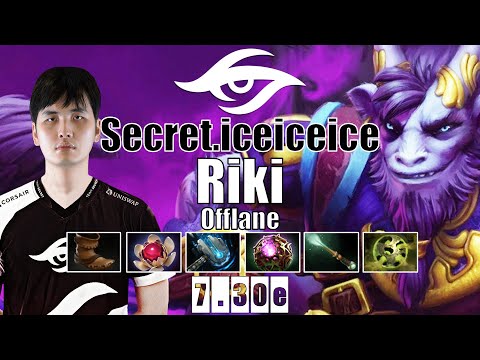 Riki Offlane | Secret.iceiceice | CANCER BUILD DONT DO THIS IN GAME | 7.30e Gameplay Highlights
