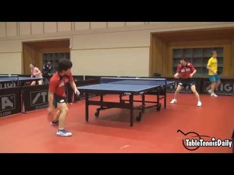 kenta Matsudaira & Seiya Kishikawa Training At The Swedish Open 2014!