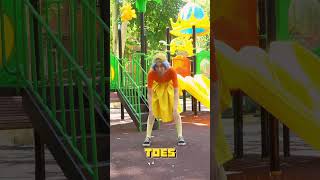 Head Shoulders Knees and Toes ✊ | Nursery Rhymes &amp; Kids Songs | BachaBola #shorts