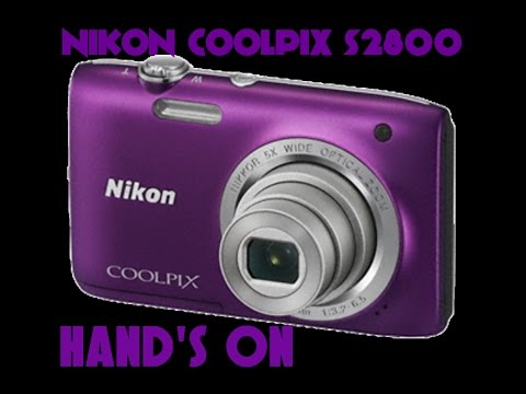 Nikon Coolpix S2800 Hand's on
