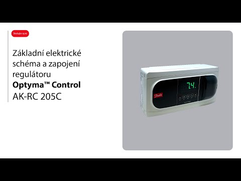 Základní zapojení elektronického regulátoru teploty Optyma™ Control