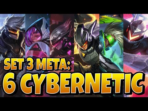 How to Adapt with 6 Cybernetic | TFT Set 3 Galaxies | Teamfight Tactics | League of Legends