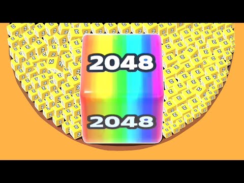 JELLY RUN 2048 - Run & Merge (ASMR Gameplay)