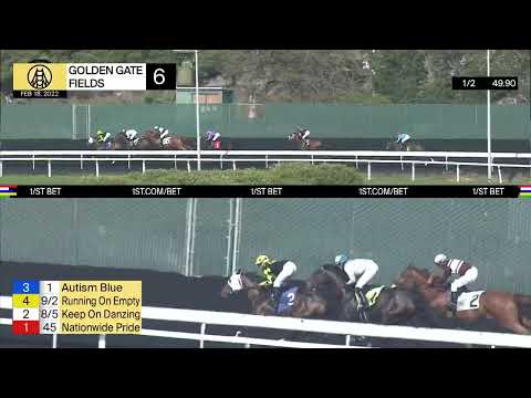 Keep On Danzing Wins Race 6 on February 18, 2022 at Golden Gate Fields