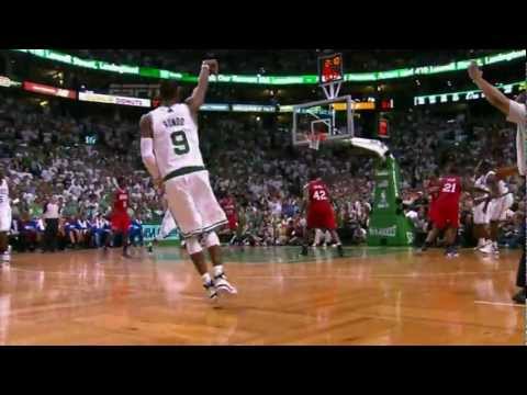 Rondo`s BIG game 7 three pointer!