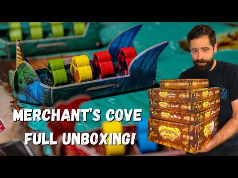 Merchant's Cove Unboxing with all expansions