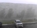 Дождь с градом в городе Шарыпово 03.07.2015 