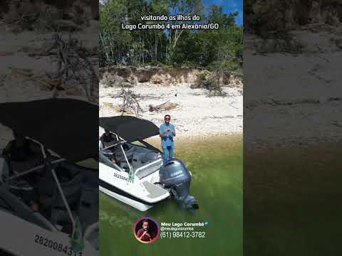 visitando as ilhas do Lago Corumbá 4 em Alexânia/GO