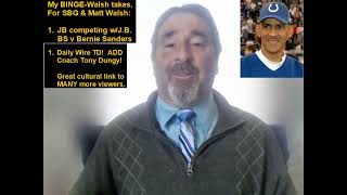 BINGE-Walsh !  MSG replies to Matt Walsh