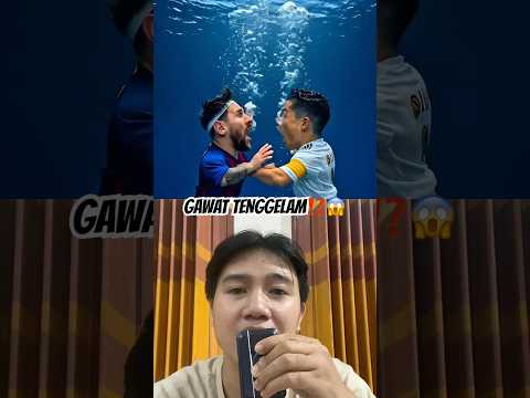 GAWAT RONALDO DAN MESSI TENGGELAM⁉️😱 #shorts #ronaldo #messi #respect
