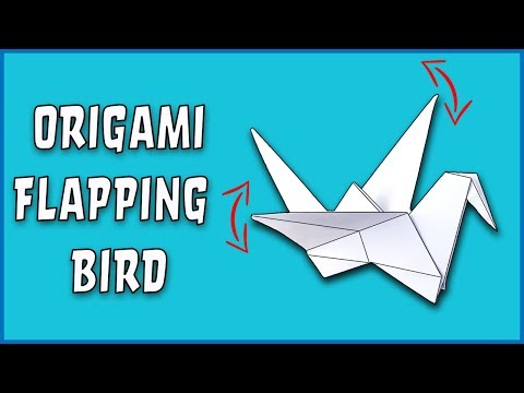 How To Make an Origami Flapping Bird - EASY step by step!