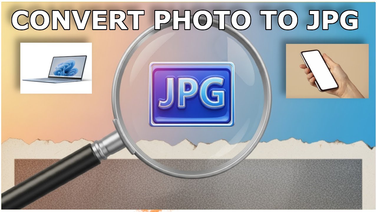 How To Convert Photo Image To JPG