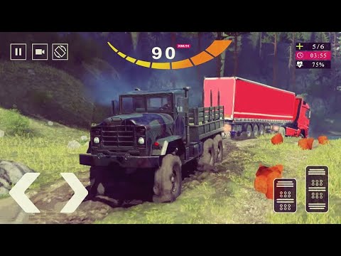 US Army Truck Drive Offroad: Games Truck Drive Simulator 2022 - Gameplay