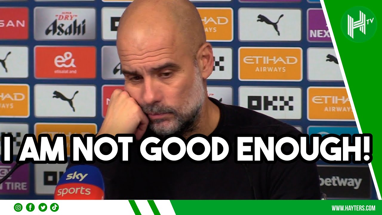I AM NOT GOOD ENOUGH! Pep criticises HIMSELF after latest defeat | Man City 1-2 Man United