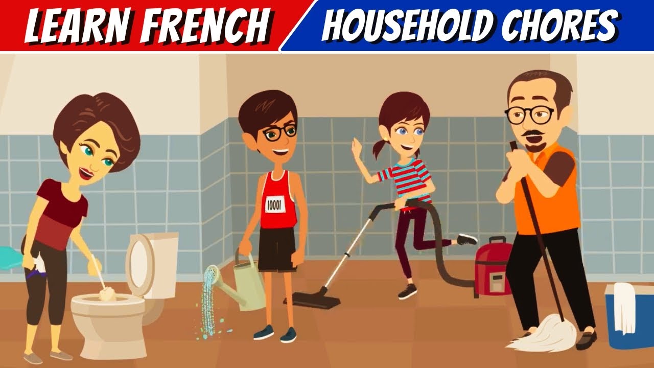 Learn French Household Chores Vocabulary | Easy French Conversations for Beginners