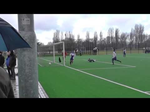 11 januari 2014 VV De Meern A1 - Elinkwijk A1 vr 2-4 Doelpunt Elinkwijk (2-3)