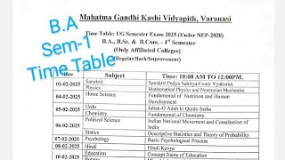#BA_sem_1_time_table