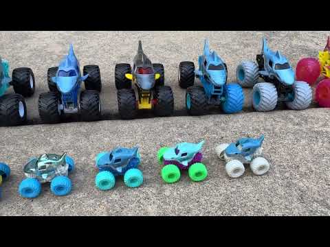MEGALODON MONSTER TRUCK COLLECTION 09/2025 😱😱😱