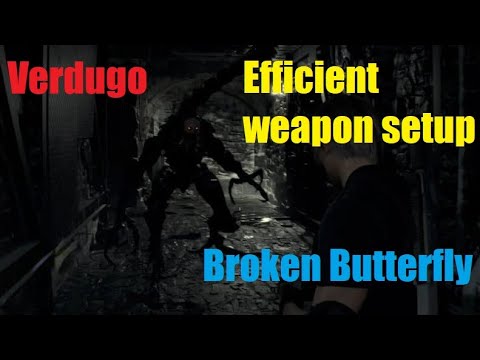 Resident Evil 4 Remake Broken Butterfly vs Verdugo - Optimal and efficient weapon setup