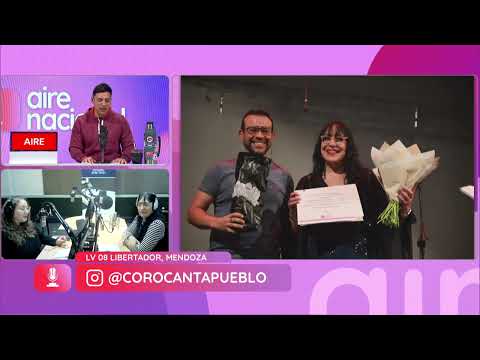 LV 08 Libertador, Mendoza: Nancy Ciccioli, directora del coro Cantapueblo - Aire Nacional