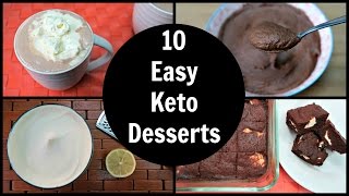 10 Easy Keto Desserts | Low Carb Dessert Recipes & Ideas