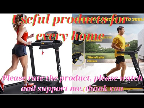 OMA Treadmills for Home 5108EB, Max 2.25 HP Folding Incline Treadmills for Running and Walking