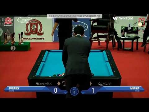 Mika Immonen vs Stanimir Ruslanov   WR1 Kremlin Cup 10 ball 2016