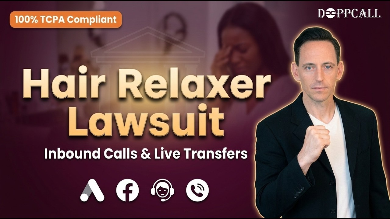 Hair Relaxer Lawsuit Inbound Calls & Live Transfers — learn how DOPPCALL generates qualified lawsuit leads