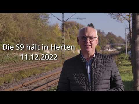 Die S9 hält in Herten - 11.12.2022 geht es los!