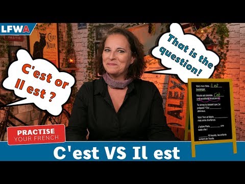 Practise your French C'est VS Il est