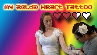 Girly Gamer: Zelda Heart Tattoo 3000 Subscriber special HD