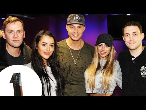 Scotty T, Holly and Marnie off of Geordie Shore play Innuendo Bingo
