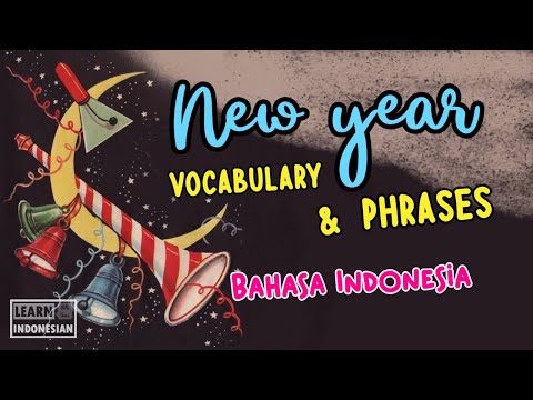 New Year Vocabulary and Phrases in Indonesian