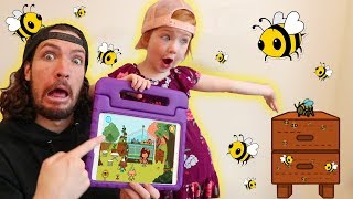 Adley App Reviews | Toca Life Town | ultimate HIDE N SEEK | Attacked by Bees