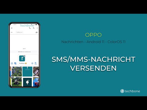 SMS/MMS-Nachricht versenden - Oppo [Android 11 - ColorOS 11]