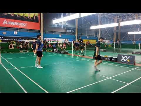 Badminton SF MAXX JEBAT Melaka Men's Double SemiPro- Lau Yi Sheng /  Chee Keong Vs Kok Xian / Irwan