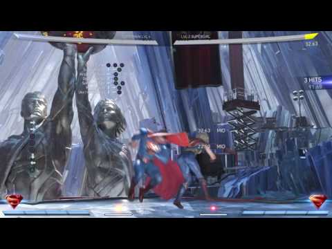 Injustice 2 superman combo and button combination