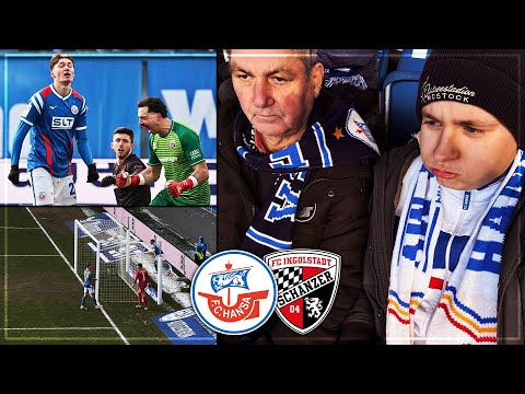 Caught cold... Hansa Rostock - Ingolstadt Vlog & Conclusion | Winning streak over, will Naderi st...