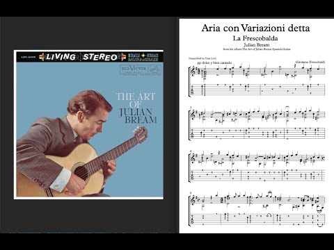 Aria con Variazioni detta La Frescobalda - Julian Bream (Transcription)