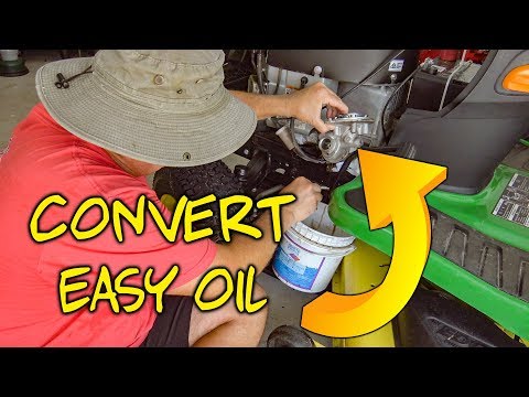 Easy Oil Change Conversion John Deere